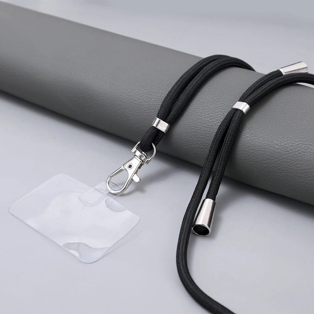 Schwarze Handykette Universal